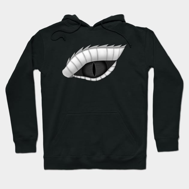 Dragons Eyes Grey/Black Hoodie by DragonSymphony